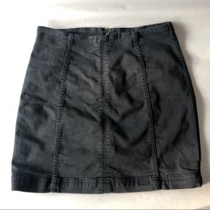 Free People Black Modern Femme Skirt